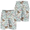 Nurse Bear Pattern Print Design A01 Mens Shorts