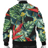 Bird Of Paradise Pattern Print Design BOP06 Men Bomber Jacket