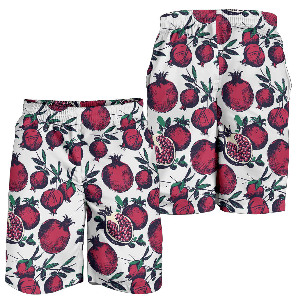 Pomegranate Pattern Print Design PG01 Mens Shorts