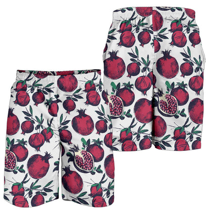 Pomegranate Pattern Print Design PG01 Mens Shorts