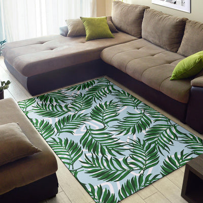 Palm Leaves Pattern Print Design PL06 Area Rugs