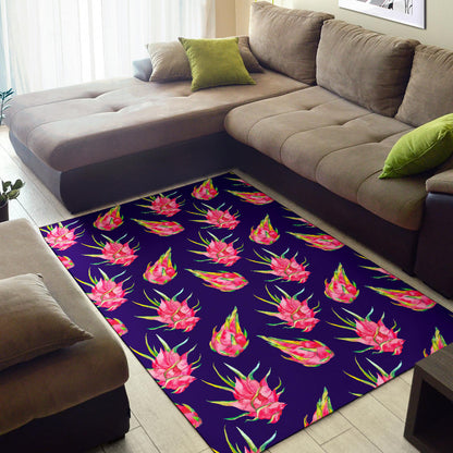 Dragonfruit Pattern Print Design DF02 Area Rugs