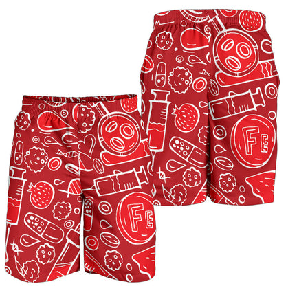 Phlebotomist Pattern Print Design A02 Mens Shorts