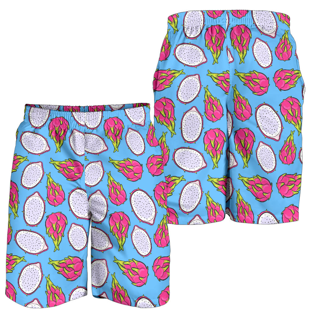 Dragonfruit Pattern Print Design DF04 Mens Shorts