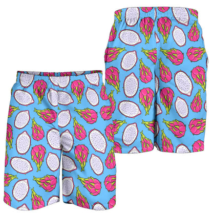 Dragonfruit Pattern Print Design DF04 Mens Shorts