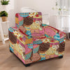 Cupcake Pattern Print Design CP01 Armchair Slipcover