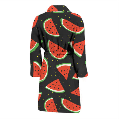 Watermelon Pattern Print Design WM09 Men Bathrobe