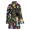 Gardening Pattern Print Design G03 Women Bathrobe