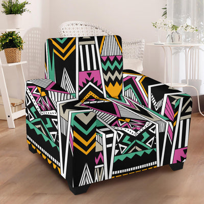 Tribal Aztec Triangle Armchair Slipcover