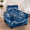 Nautical Compass Print Armchair Slipcover