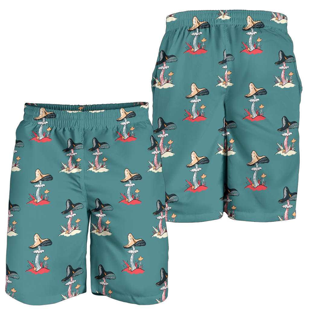 Mushroom Pattern Print Design A04 Mens Shorts
