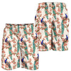 Cherry Blossom Peacock Mens Shorts