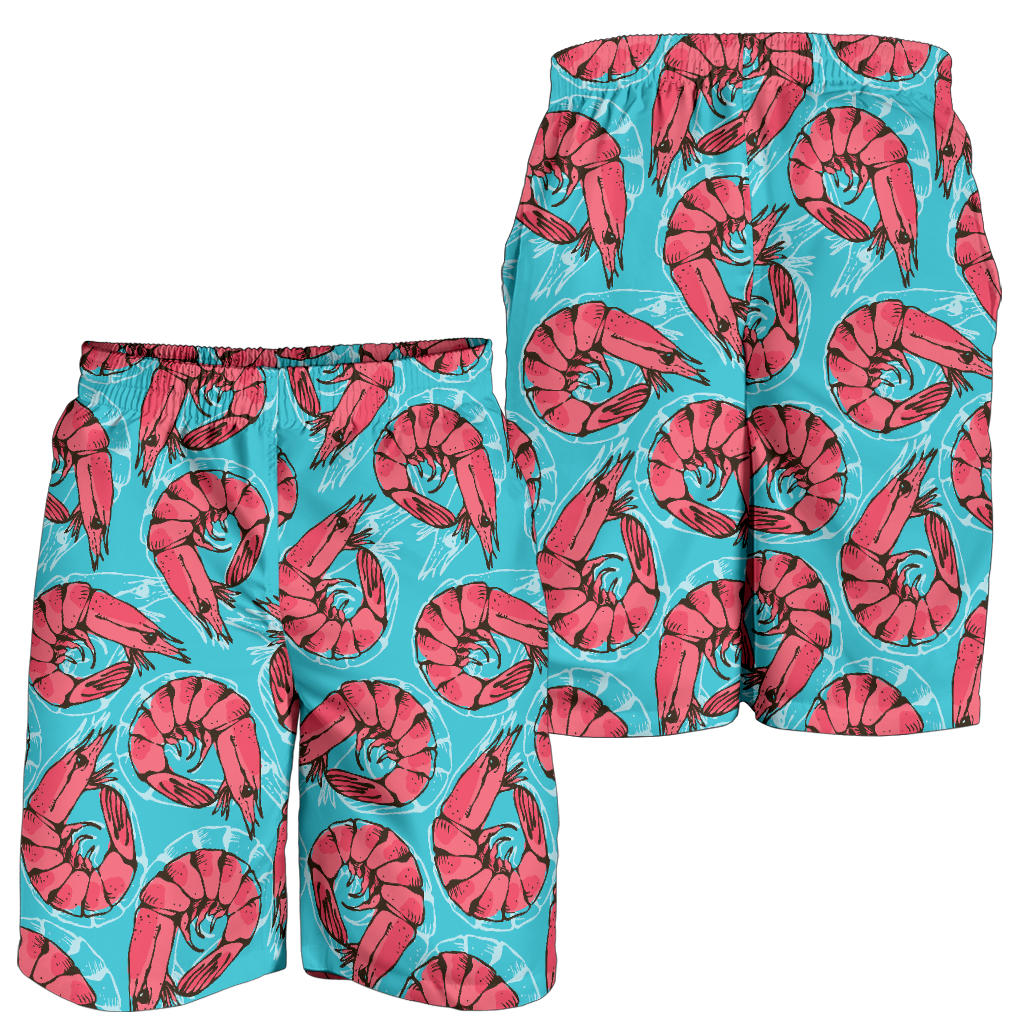Prawn Pattern Print Design 01 Mens Shorts