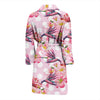 Bird Of Paradise Pattern Print Design BOP011 Men Bathrobe