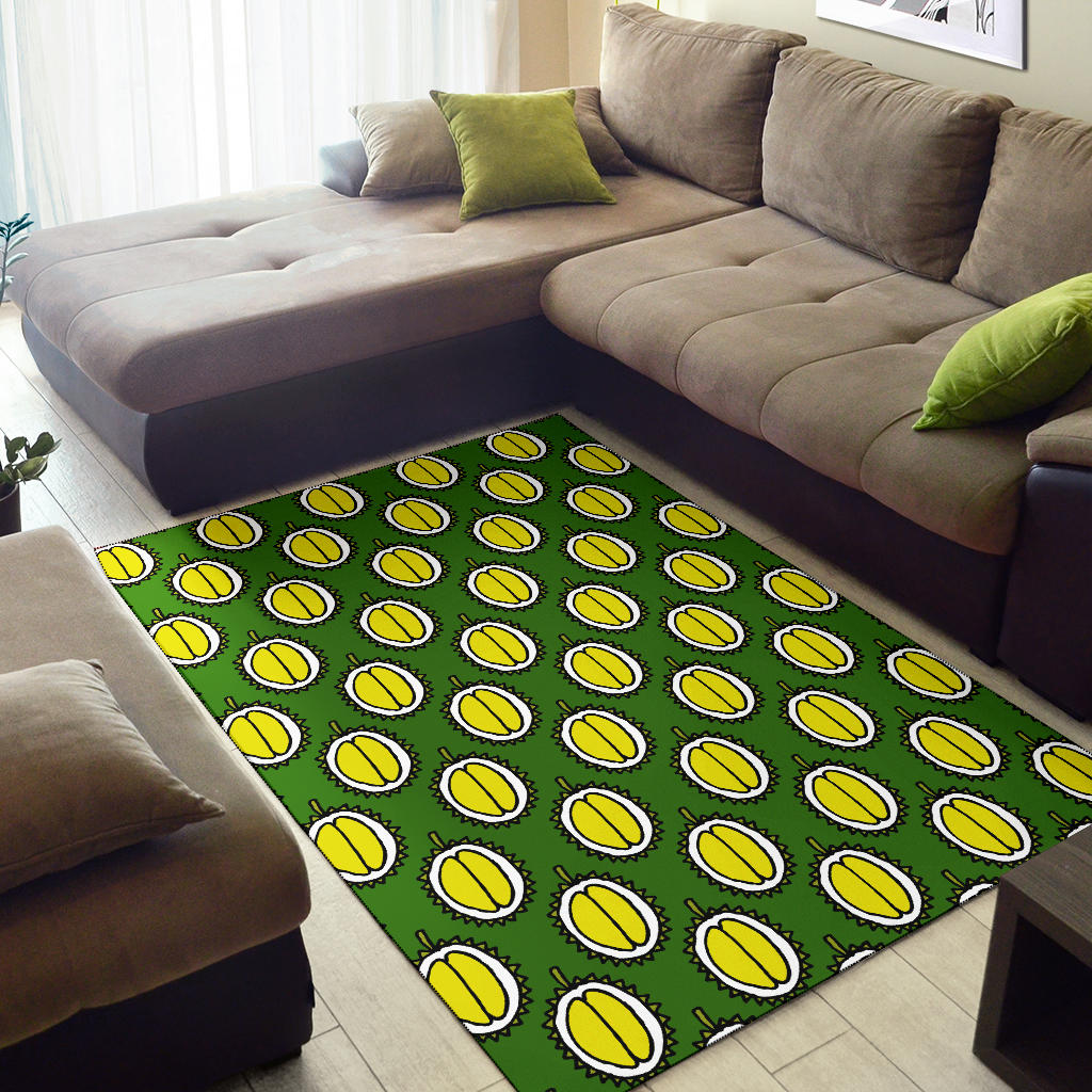 Durian Pattern Print Design DR01 Area Rugs