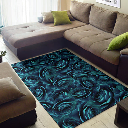 Camellia Pattern Print Design CM04 Area Rugs