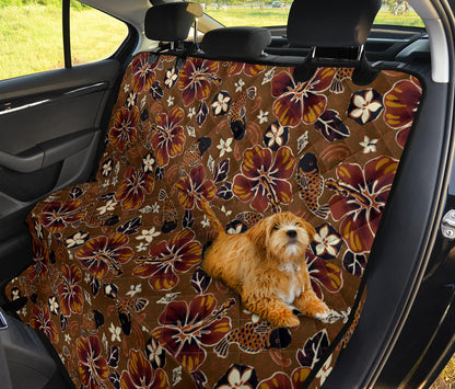 Hawaiian Themed Pattern Print Design H01 Rear Dog  Seat Cover