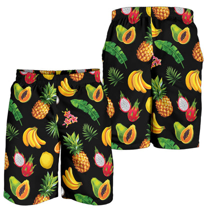 Tropical Fruits Pattern Print Design TF03 Mens Shorts
