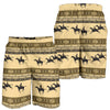 Horse Pattern Prnt Mens Shorts