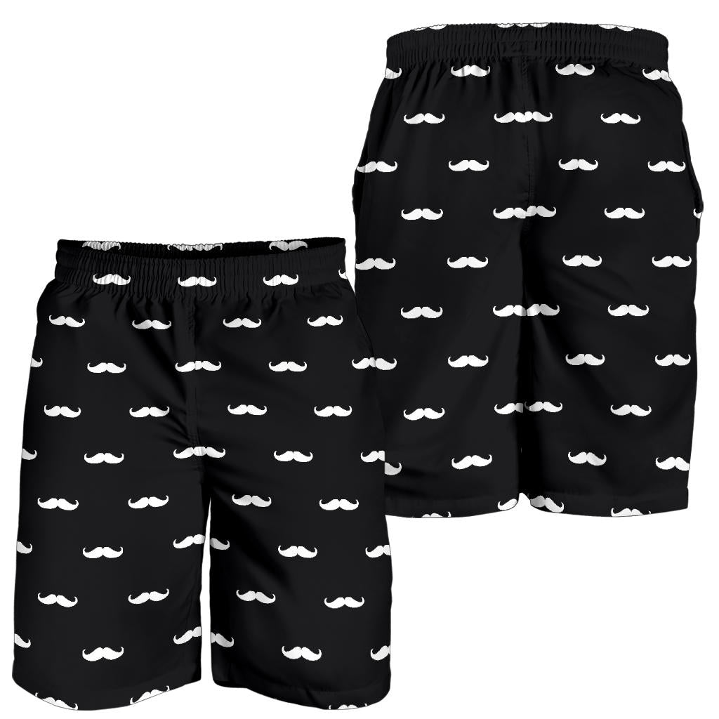 Mustache Pattern Print Design A04 Mens Shorts
