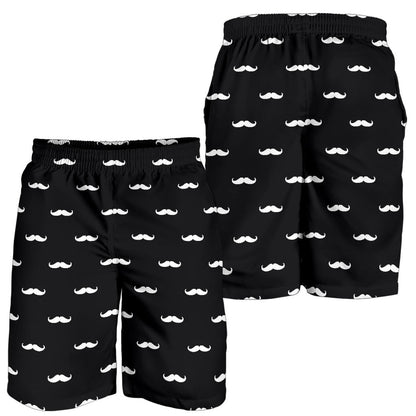 Mustache Pattern Print Design A04 Mens Shorts