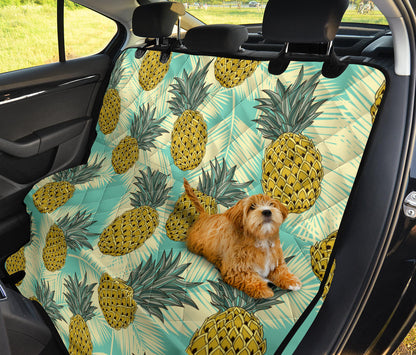 Pineapple Pattern Print Design PP03 Rear Dog  Seat Cover