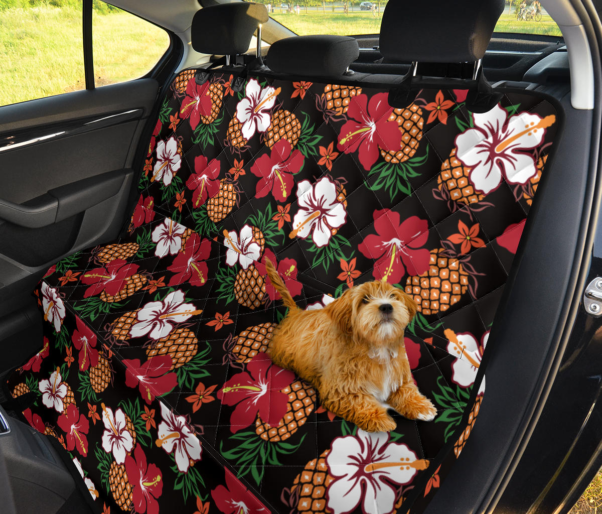 Hawaiian Themed Pattern Print Design H013 Rear Dog  Seat Cover