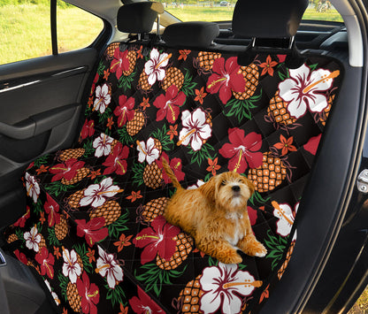 Hawaiian Themed Pattern Print Design H013 Rear Dog  Seat Cover