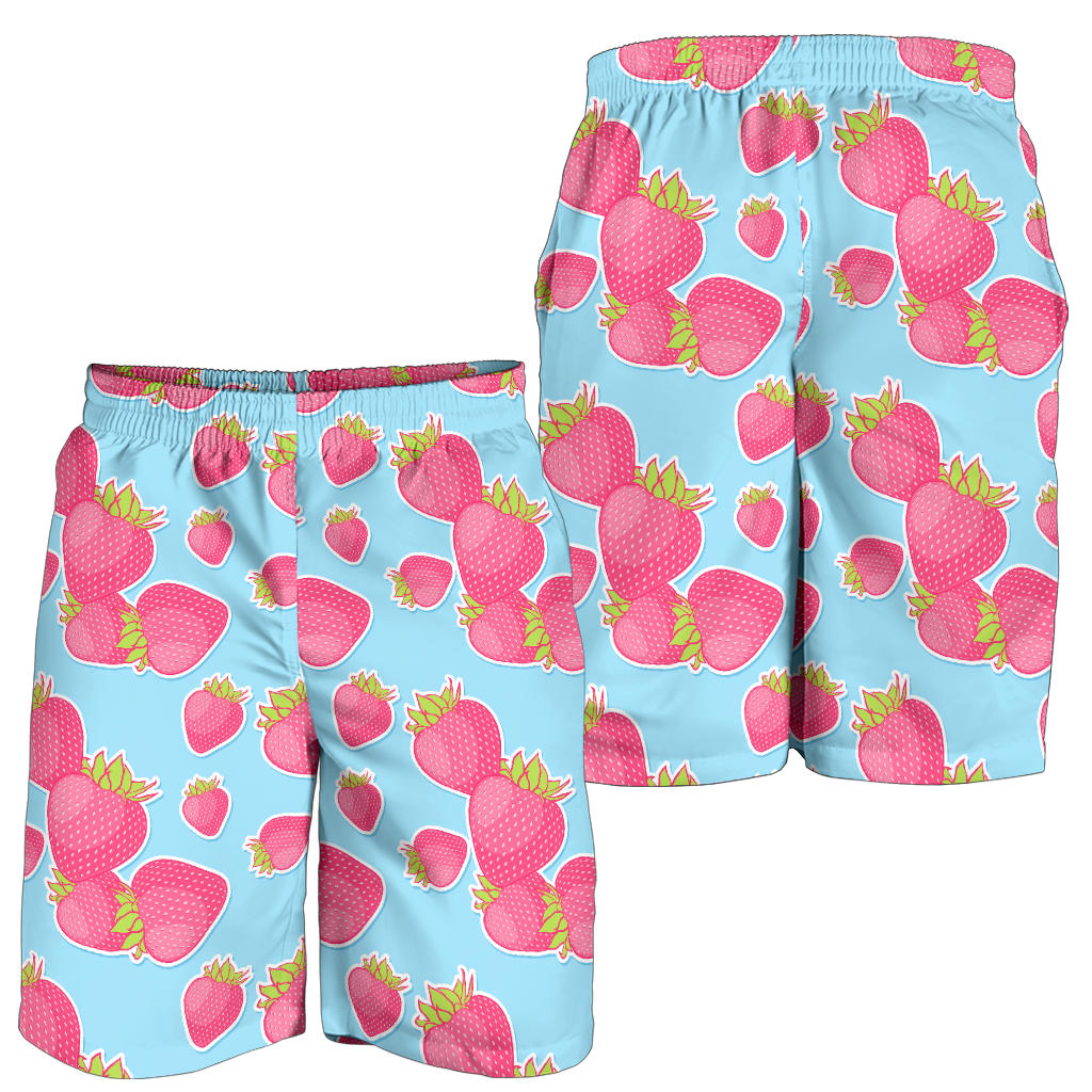 Strawberry Pattern Print Design SB04 Mens Shorts