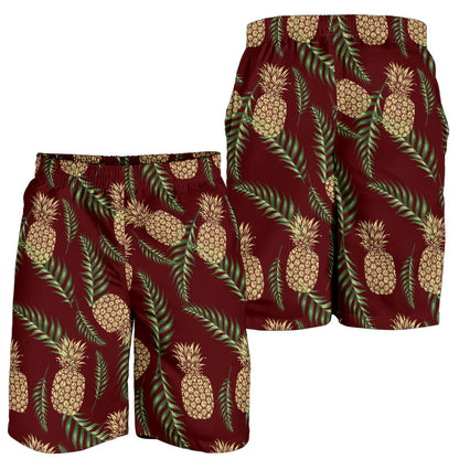 Pineapple Pattern Print Design PP013 Mens Shorts