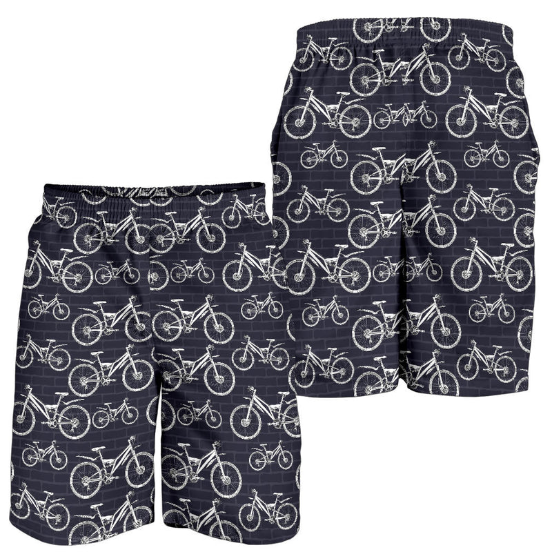 Mountain bike Pattern Print Design 02 Mens Shorts