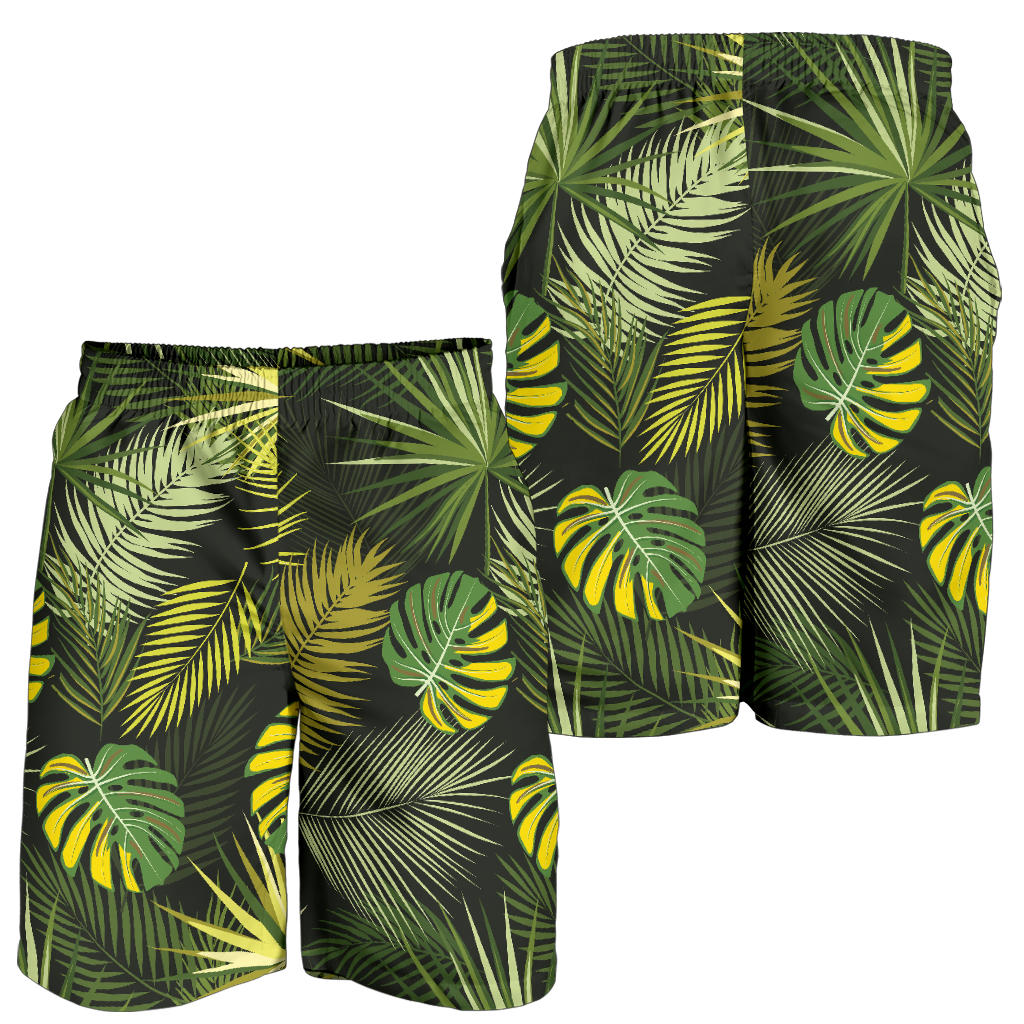 Palm Leaf Pattern Print Design A05 Mens Shorts