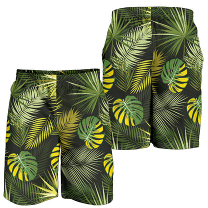 Palm Leaf Pattern Print Design A05 Mens Shorts
