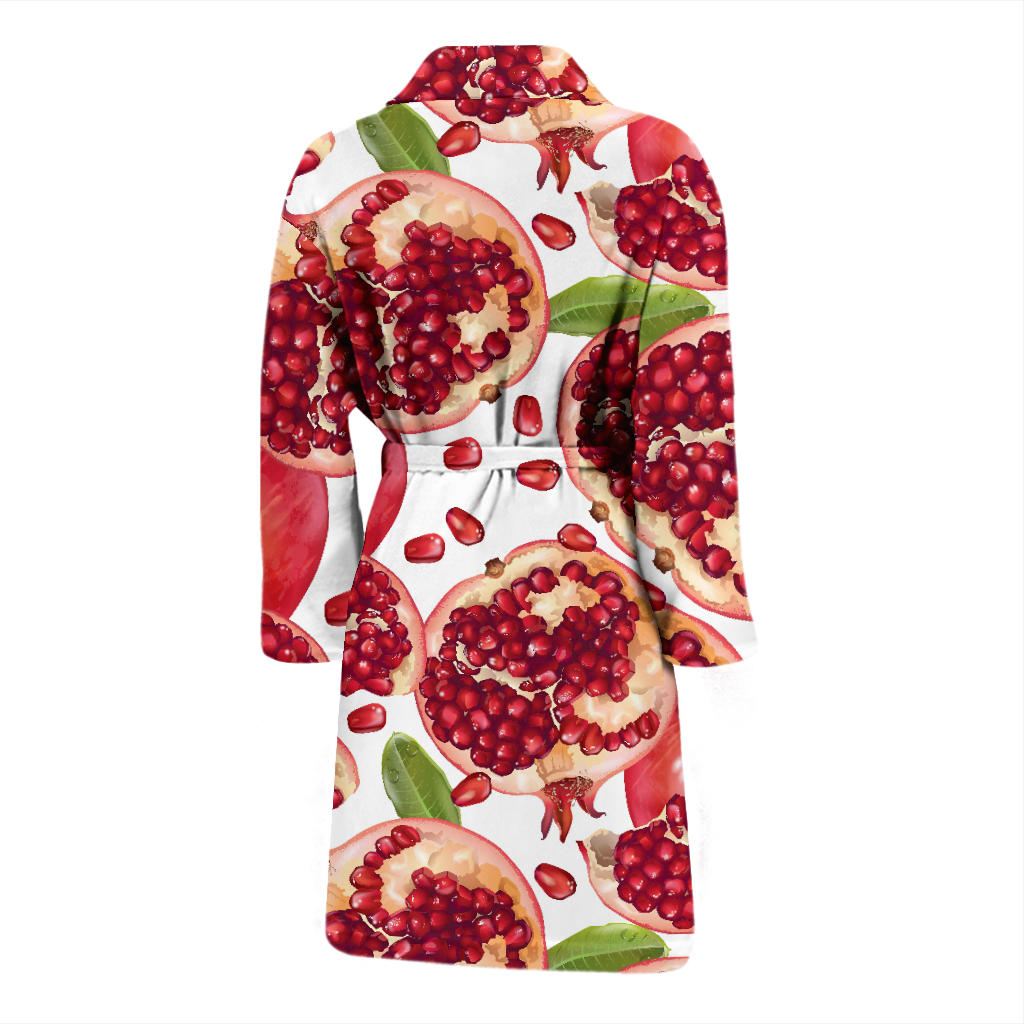 Pomegranate Pattern Print Design PG03 Men Bathrobe