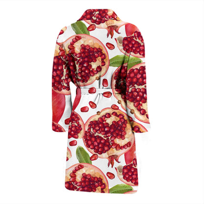 Pomegranate Pattern Print Design PG03 Men Bathrobe