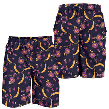 Anemone Pattern Print Design AM012 Mens Shorts