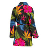 Bird Of Paradise Pattern Print Design BOP014 Women Bathrobe