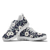 Anemone Pattern Print Design AM01 Sneakers White Bottom Shoes