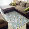 Daisy Pattern Print Design DS012 Area Rugs