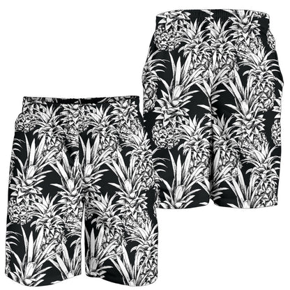 Pineapple Pattern Print Design PP08 Mens Shorts