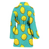 Lemon Pattern Print Design LM04 Women Bathrobe