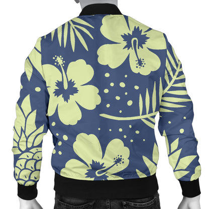 Pineapple Pattern Print Design PP07 Men Bomber Jacket