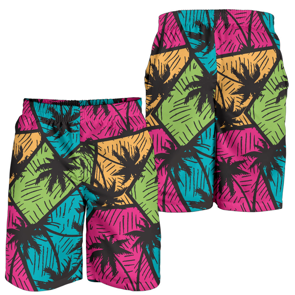 Palm Tree Pattern Print Design PT09 Mens Shorts