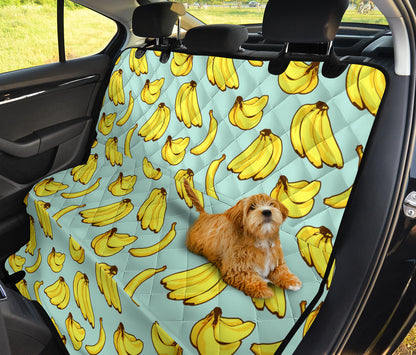 Banana Pattern Print Design BA04 Rear Dog  Seat Cover