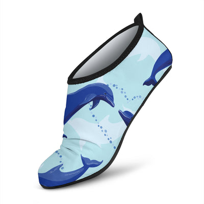 Dolphin Heart Pattern Aqua Water Shoes