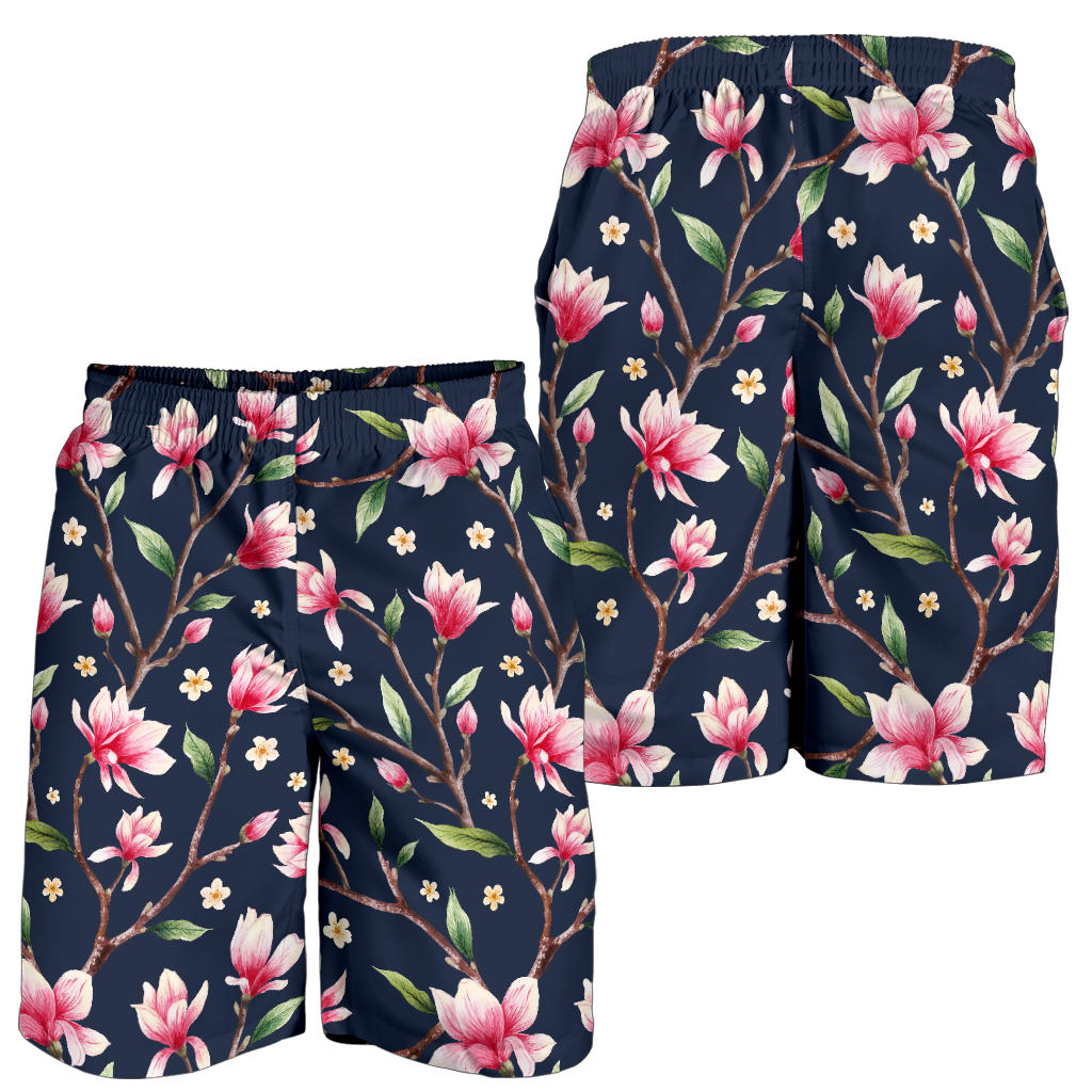 Magnolia Pattern Print Design MAG09 Mens Shorts