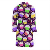 Cupcake Pattern Print Design CP07 Men Bathrobe