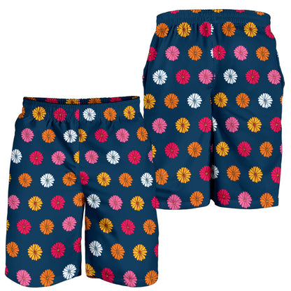 Gerberas Pattern Print Design GB06 Mens Shorts