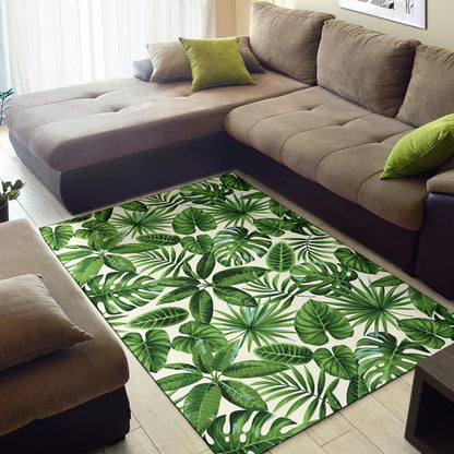 Tropical Flower Pattern Print Design TF013 Area Rugs