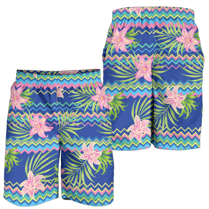 Lily Pattern Print Design LY015 Mens Shorts